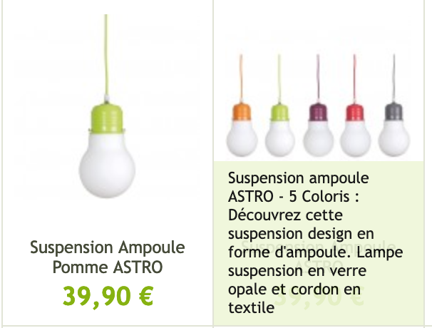 Filtrage produits Magento