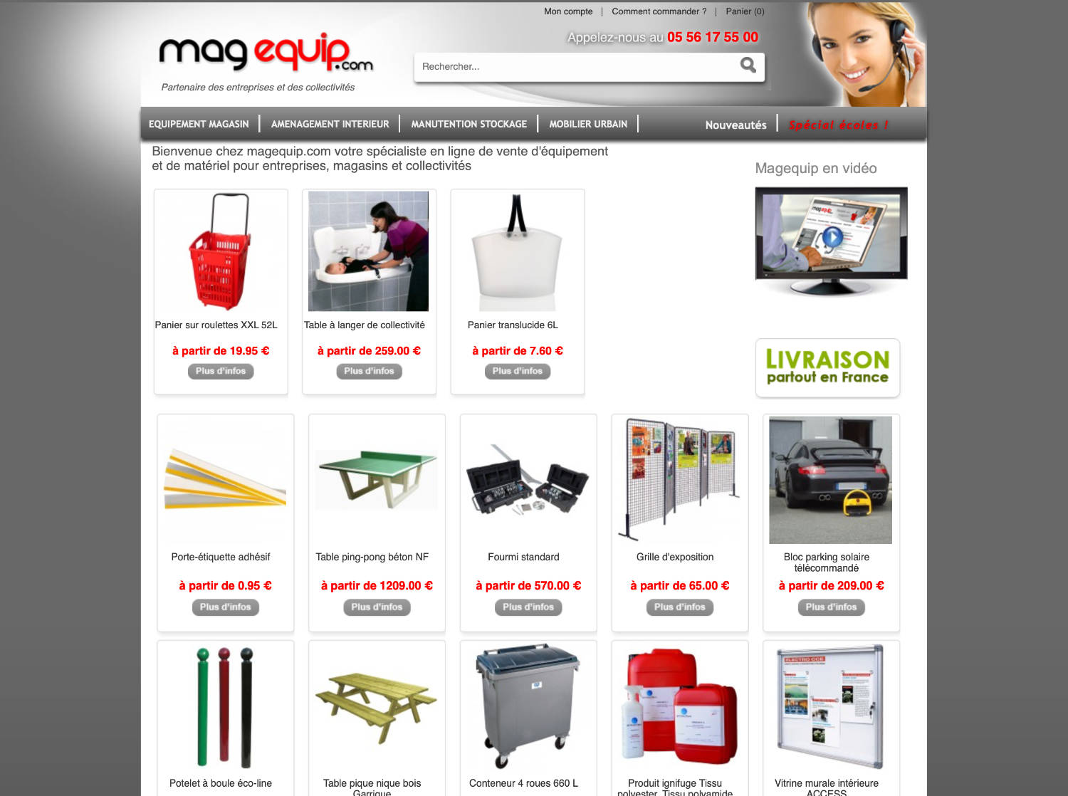Site Magento Commerce Magequip