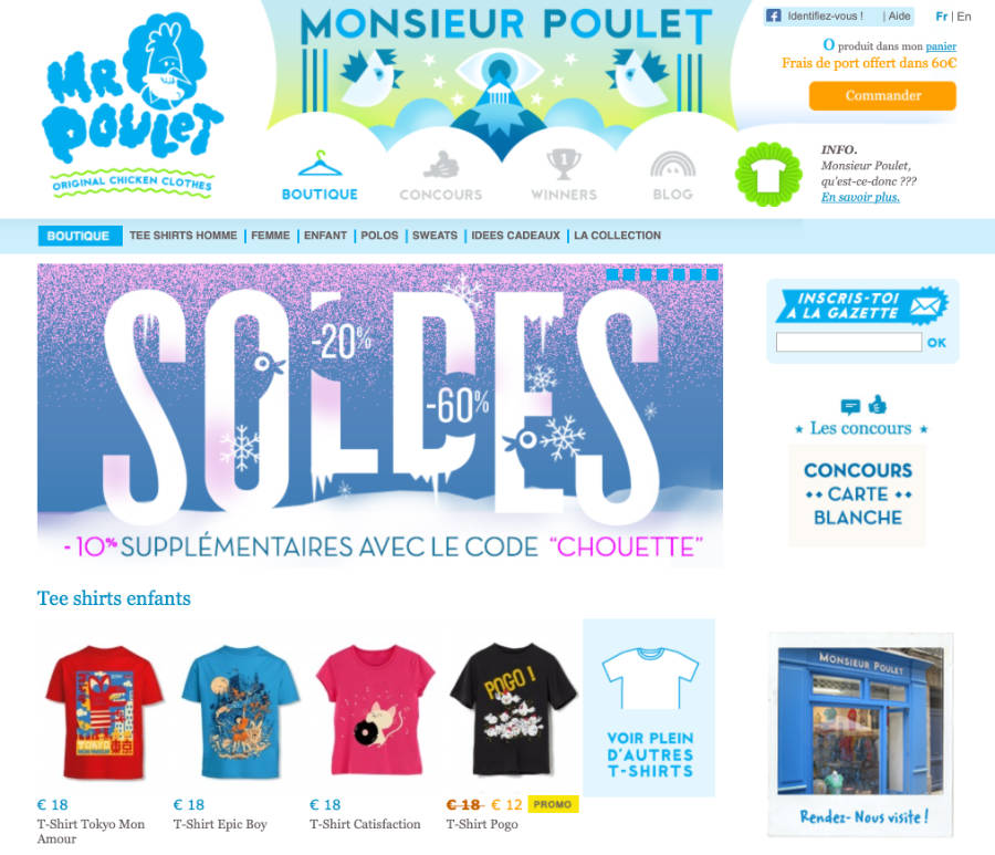 Solution logistique pour site Magento B2C Monsieur Poulet