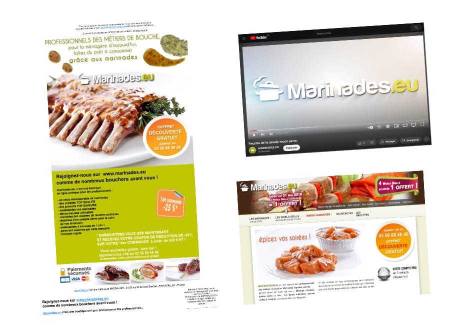 Marinades.eu promotion marketing B2B