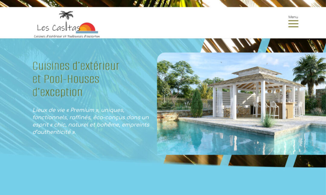 Les Casitas : site vitrine WordPress pour le lancement d’une société